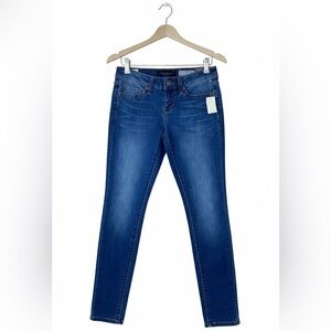 NWT Aeropostale Low-Rise Dark Blue Wash Y2K Skinny Jeggings Women’s Size 00R